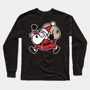 Santa Claus in his bag Long Sleeve T-Shirt